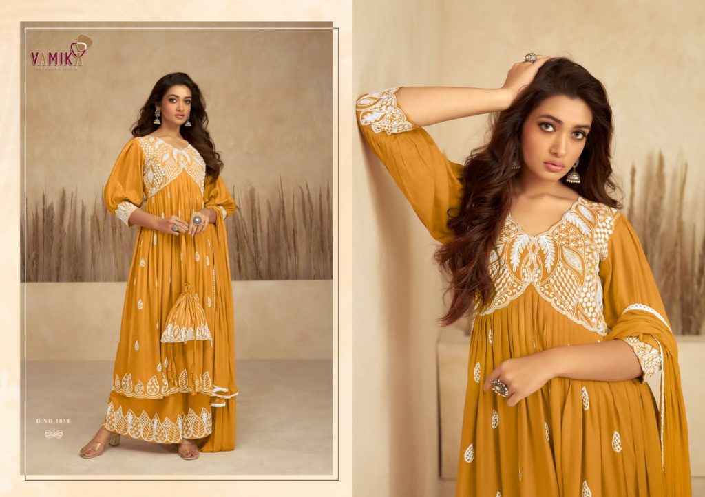 Vamika Lakhnavi Vol 7 Readymade Rayon Dress 6 pcs Catalogue