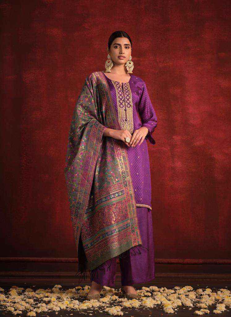 Varsha Ekani Viscose Dress Material 6 pcs Catalogue