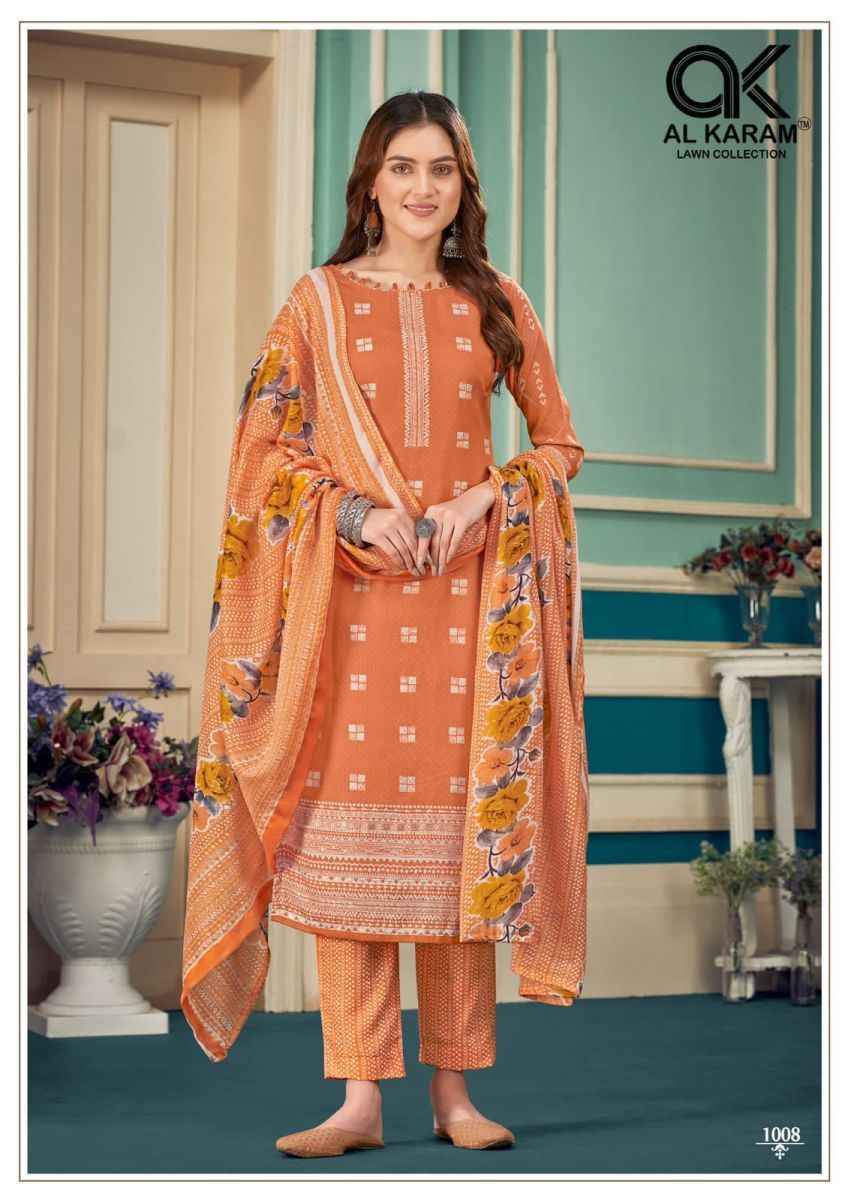 AL Karam Zulekha Cotton Dress Material 10 pcs Catalogue