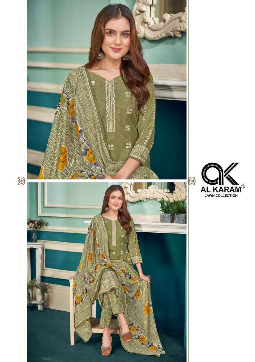 AL Karam Zulekha Cotton Dress Material 10 pcs Catalogue