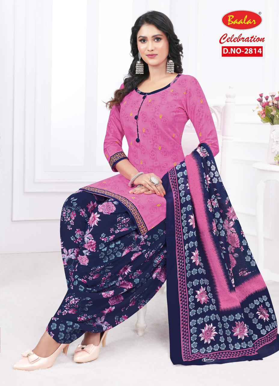 Baalar Celebration Patiyala vol 18 Cotton Dress Material 15 pcs Catalogue