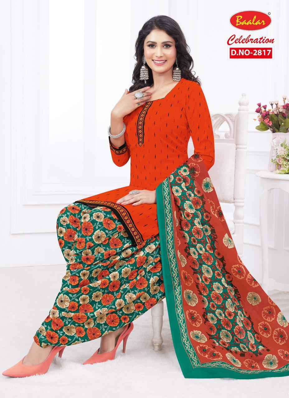 Baalar Celebration Patiyala vol 18 Cotton Dress Material 15 pcs Catalogue