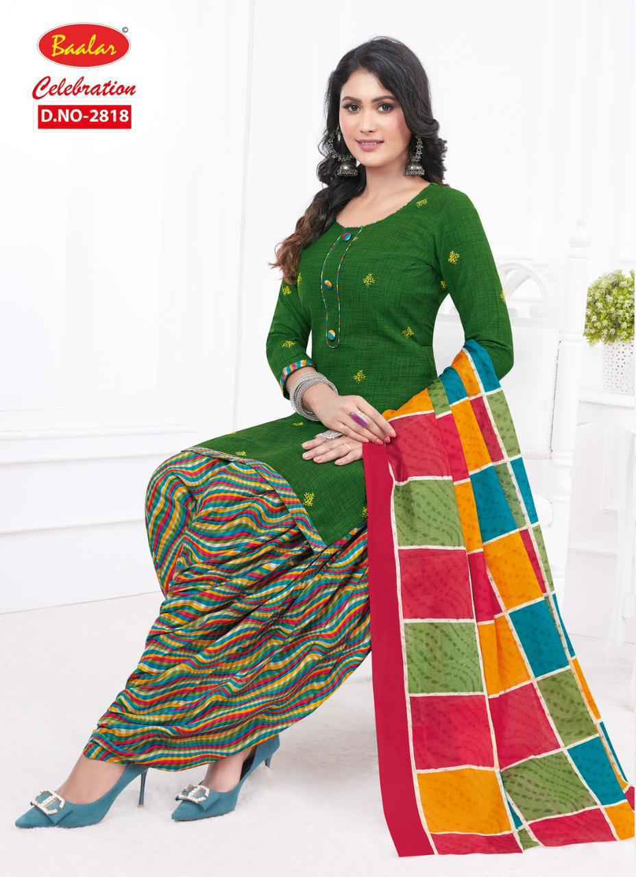 Baalar Celebration Patiyala vol 18 Cotton Dress Material 15 pcs Catalogue