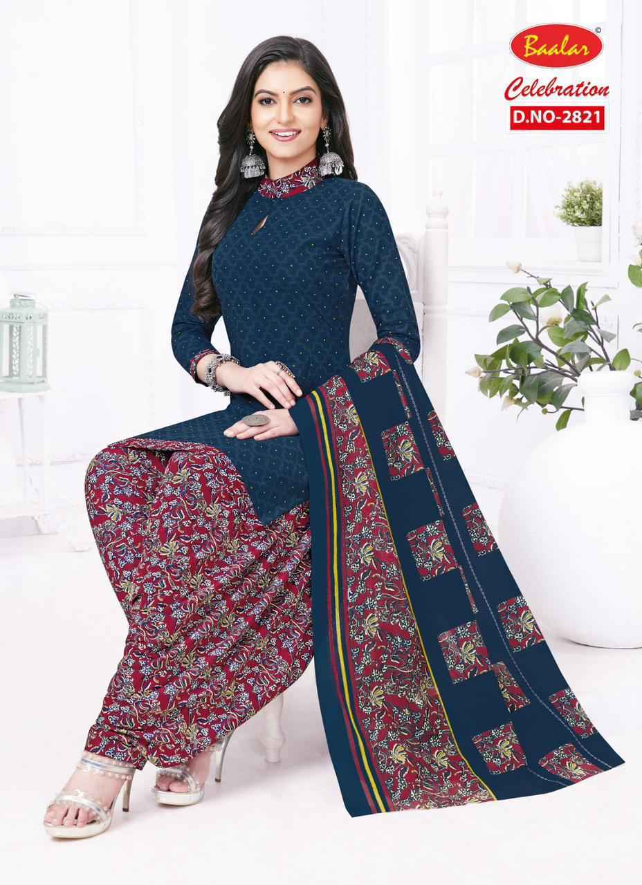 Baalar Celebration Patiyala vol 18 Cotton Dress Material 15 pcs Catalogue