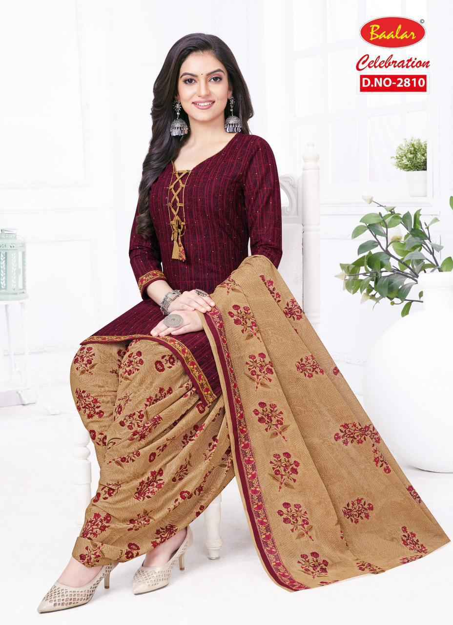 Baalar Celebration Patiyala vol 18 Cotton Dress Material 15 pcs Catalogue