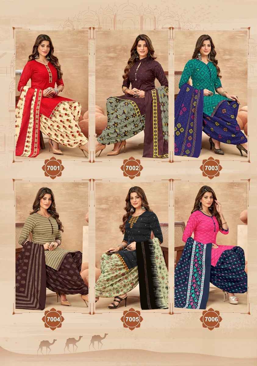Balaji Sui Dhaga Vol 7 Cotton Dress Material 12 pcs Catalogue