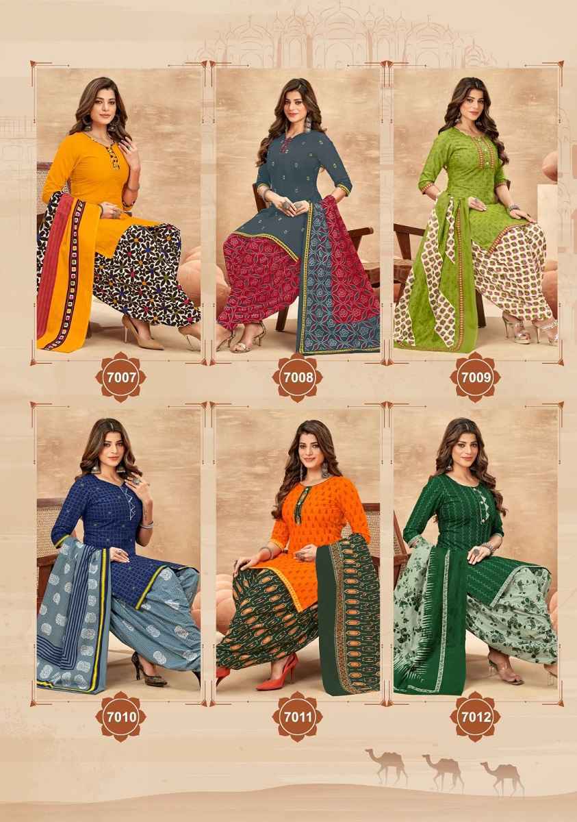 Balaji Sui Dhaga Vol 7 Cotton Dress Material 12 pcs Catalogue