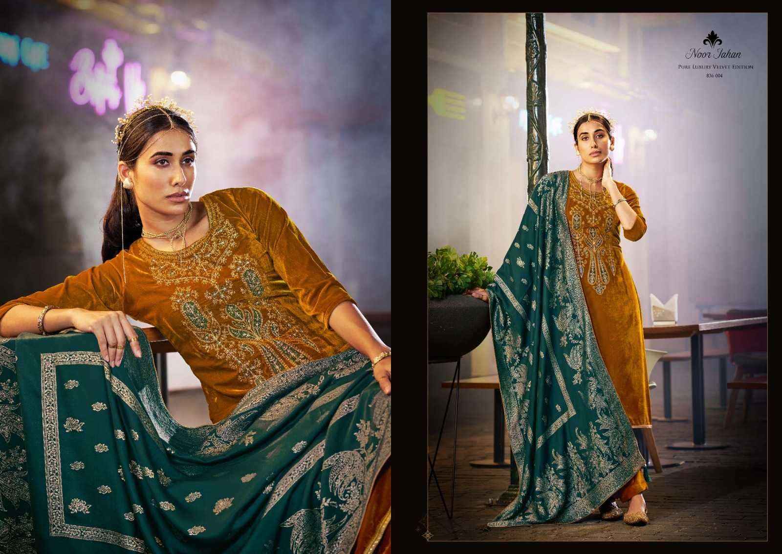 Belliza Noor Jahan Pashmina Dress Material 6 pcs set