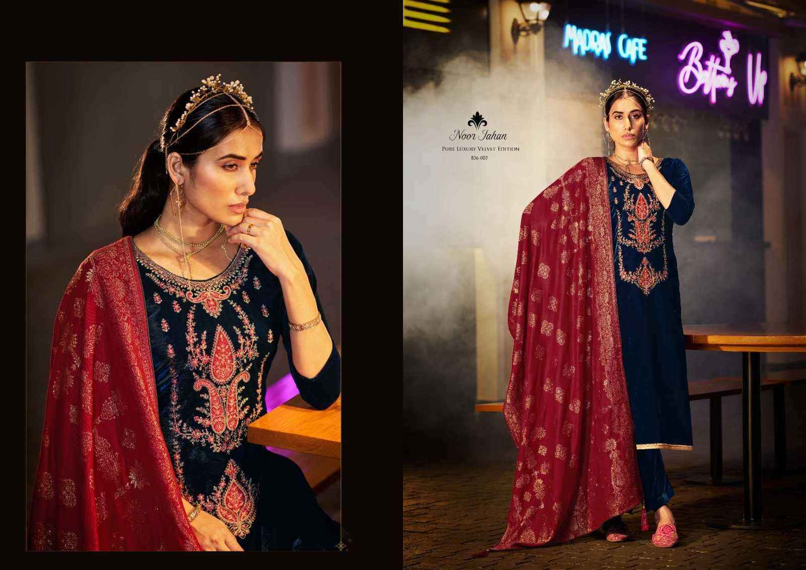 Belliza Noor Jahan Pashmina Dress Material 6 pcs set