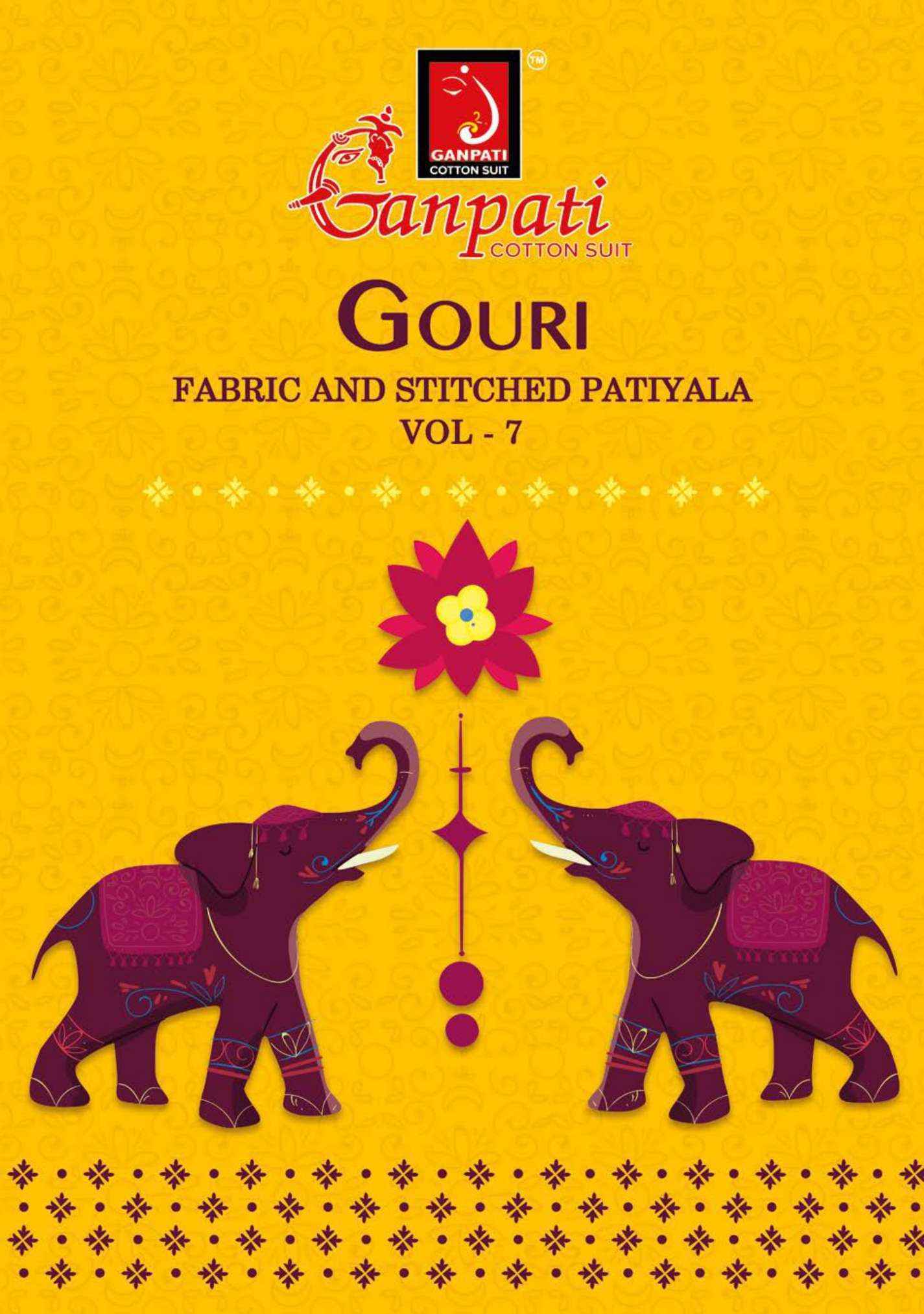 Ganpati Gouri Vol 7 Cotton Dress Material Wholesale Catalog Surat