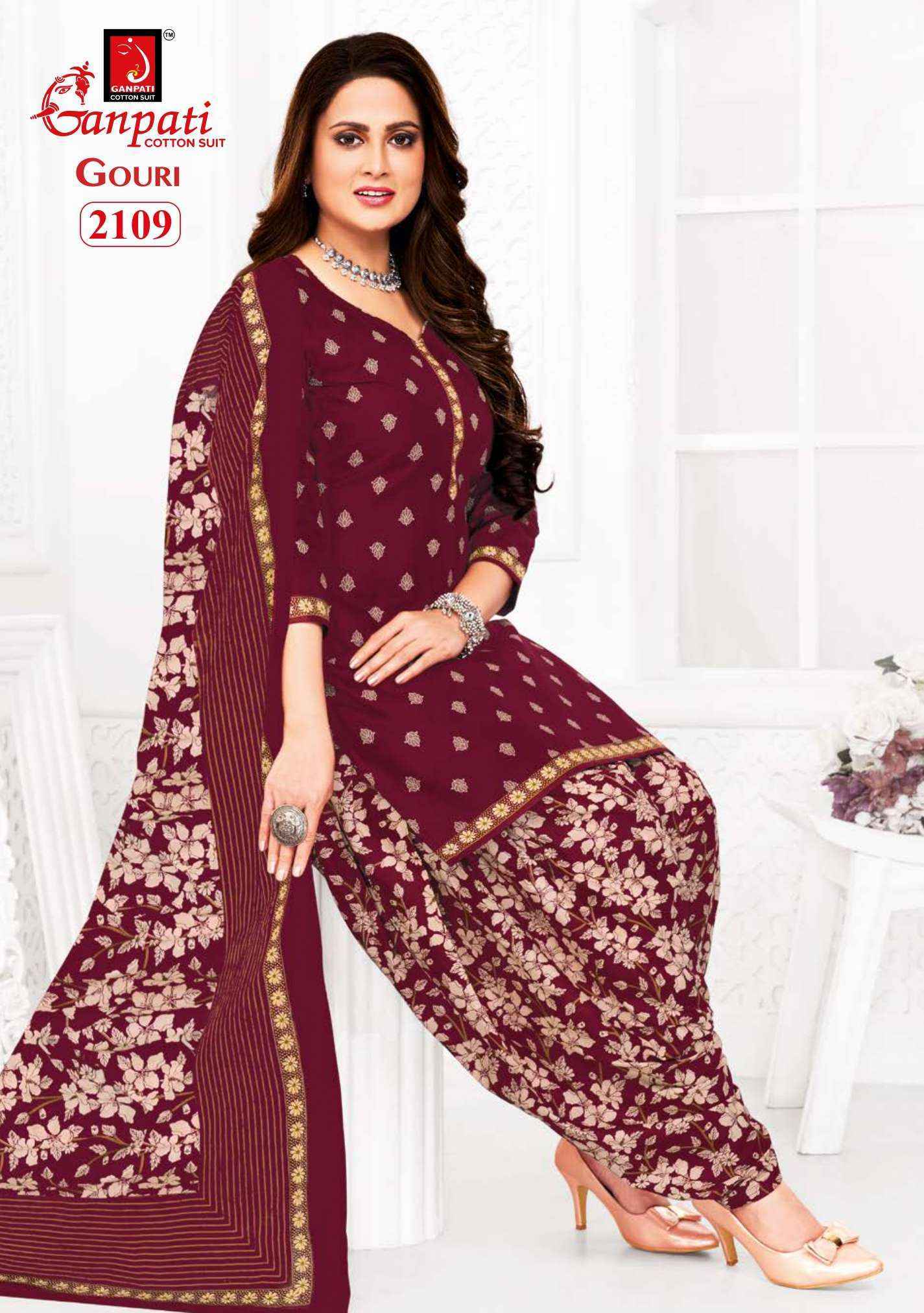 Ganpati Gouri Vol 7 Cotton Dress Material Wholesale Catalog Surat