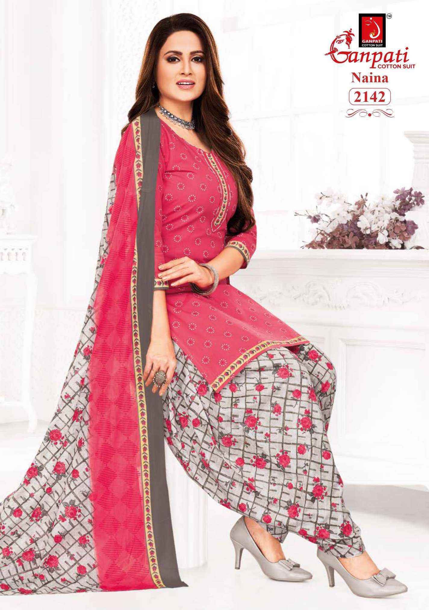 Ganpati Naina Vol 7 Cotton Dress Material Catalog With Wholesale Price