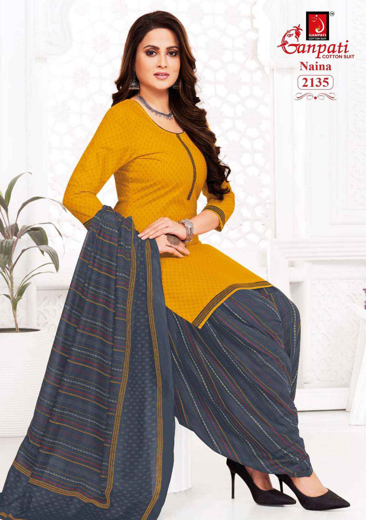 Ganpati Naina Vol 7 Cotton Dress Material Catalog With Wholesale Price