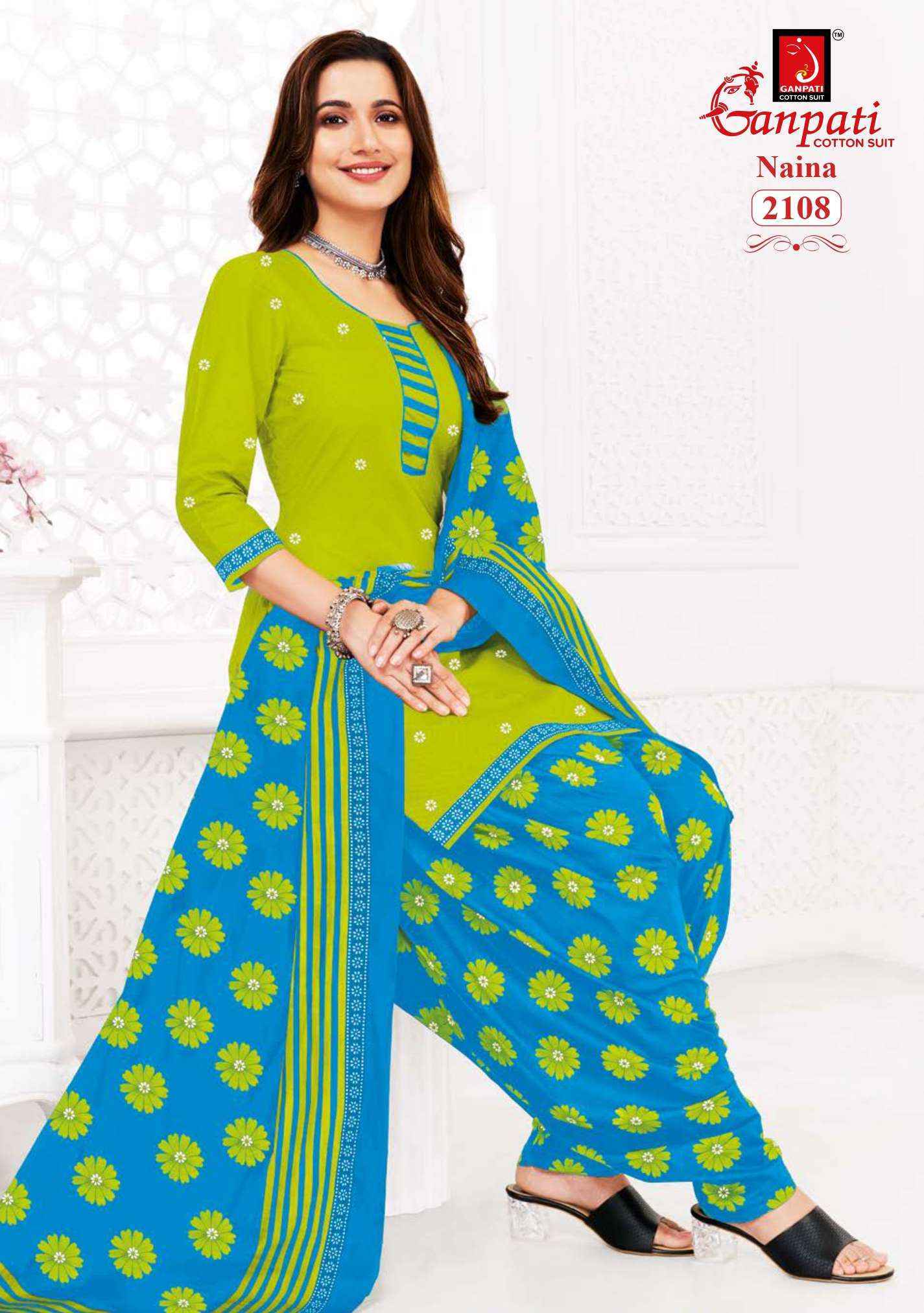 Ganpati Naina Vol 7 Cotton Dress Material Catalog With Wholesale Price