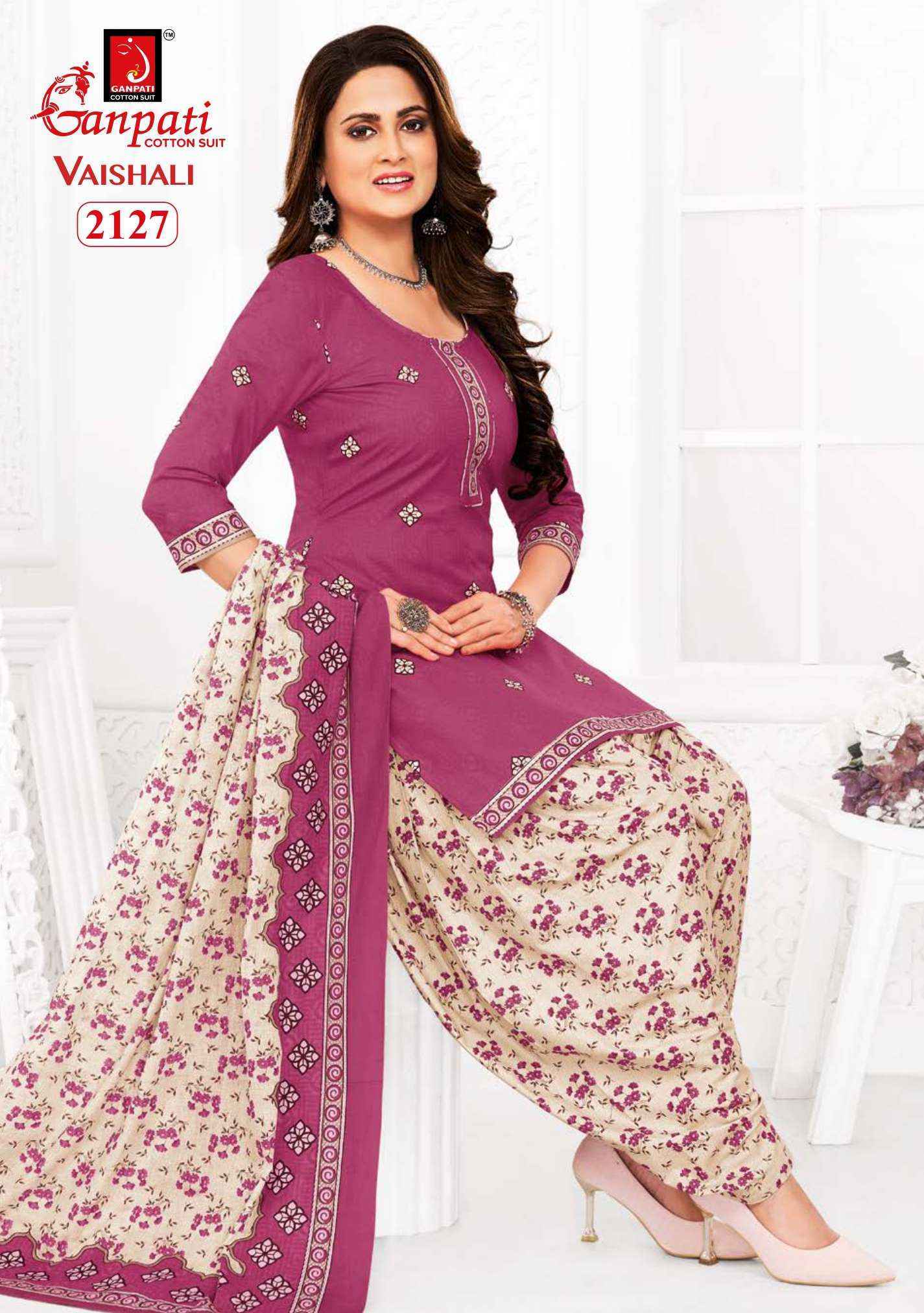 Ganpati Vaishali Vol-7 Cotton Dress Material Wholesale Online Shopping