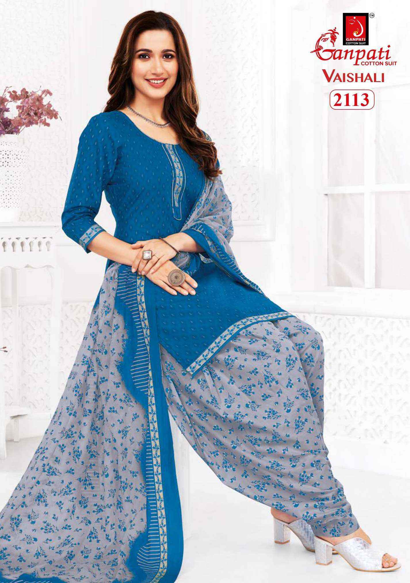 Ganpati Vaishali Vol-7 Cotton Dress Material Wholesale Online Shopping