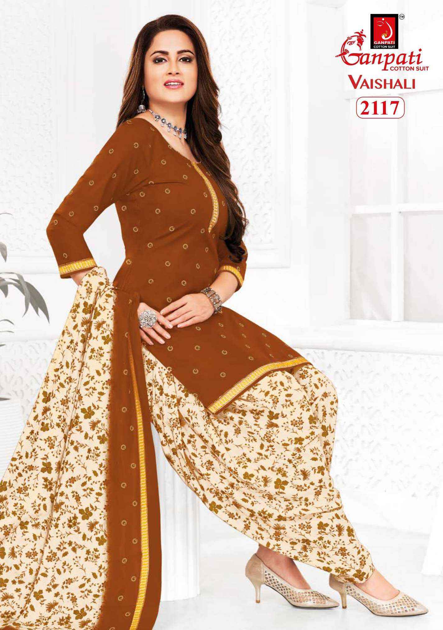 Ganpati Vaishali Vol-7 Cotton Dress Material Wholesale Online Shopping