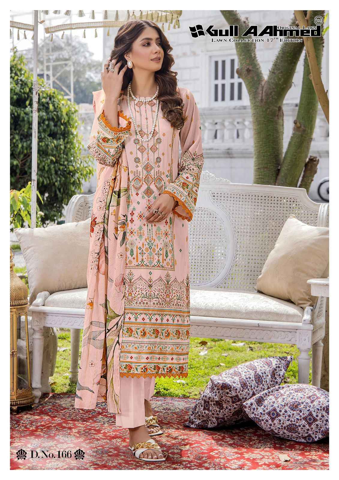 Gull Aahmed Lawn Collection Vol 17 Lawn Cotton Dress Material 6 pcs Catalogue