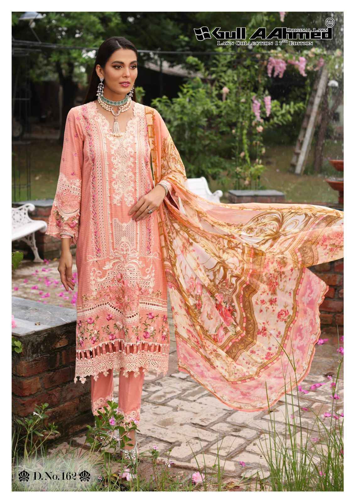 Gull Aahmed Lawn Collection Vol 17 Lawn Cotton Dress Material 6 pcs Catalogue