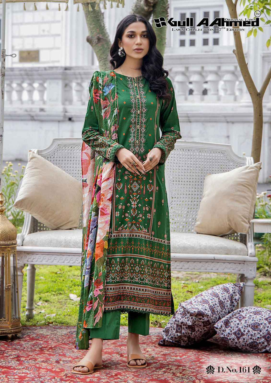 Gull Aahmed Lawn Collection Vol 17 Lawn Cotton Dress Material 6 pcs Catalogue