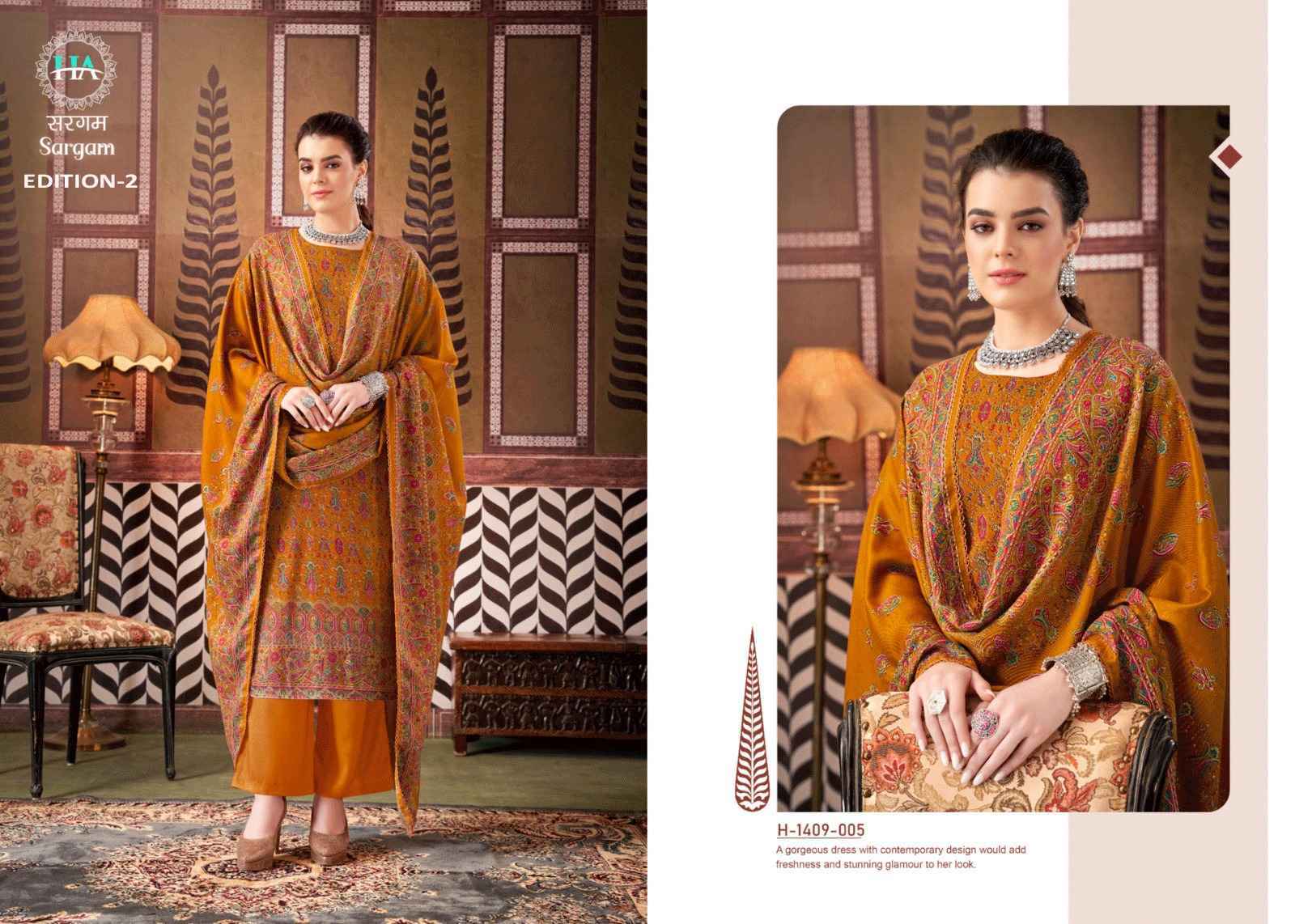 Harshit Fashion Hub Sargam Pashmina Dress Material 8 pcs Catalogue