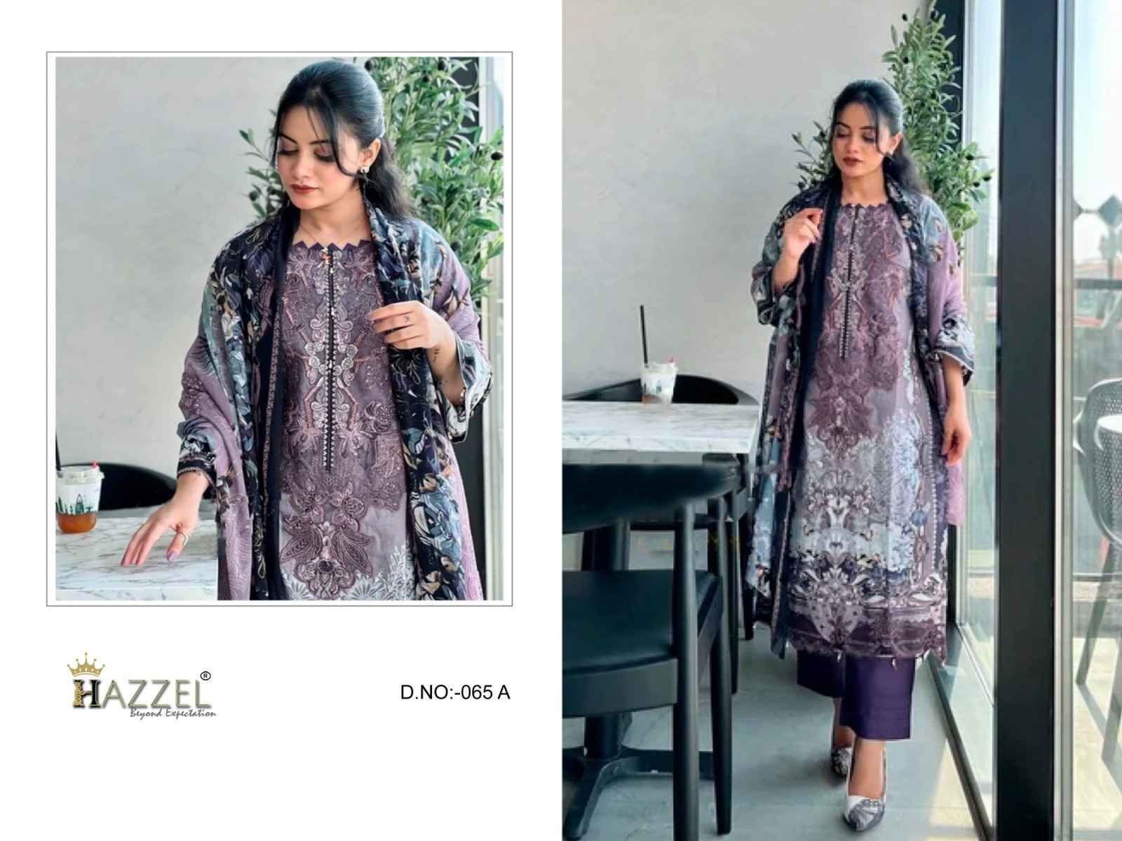 Hazzel D NO 065 Cotton pakistani salwar Kameez Wholesale Price