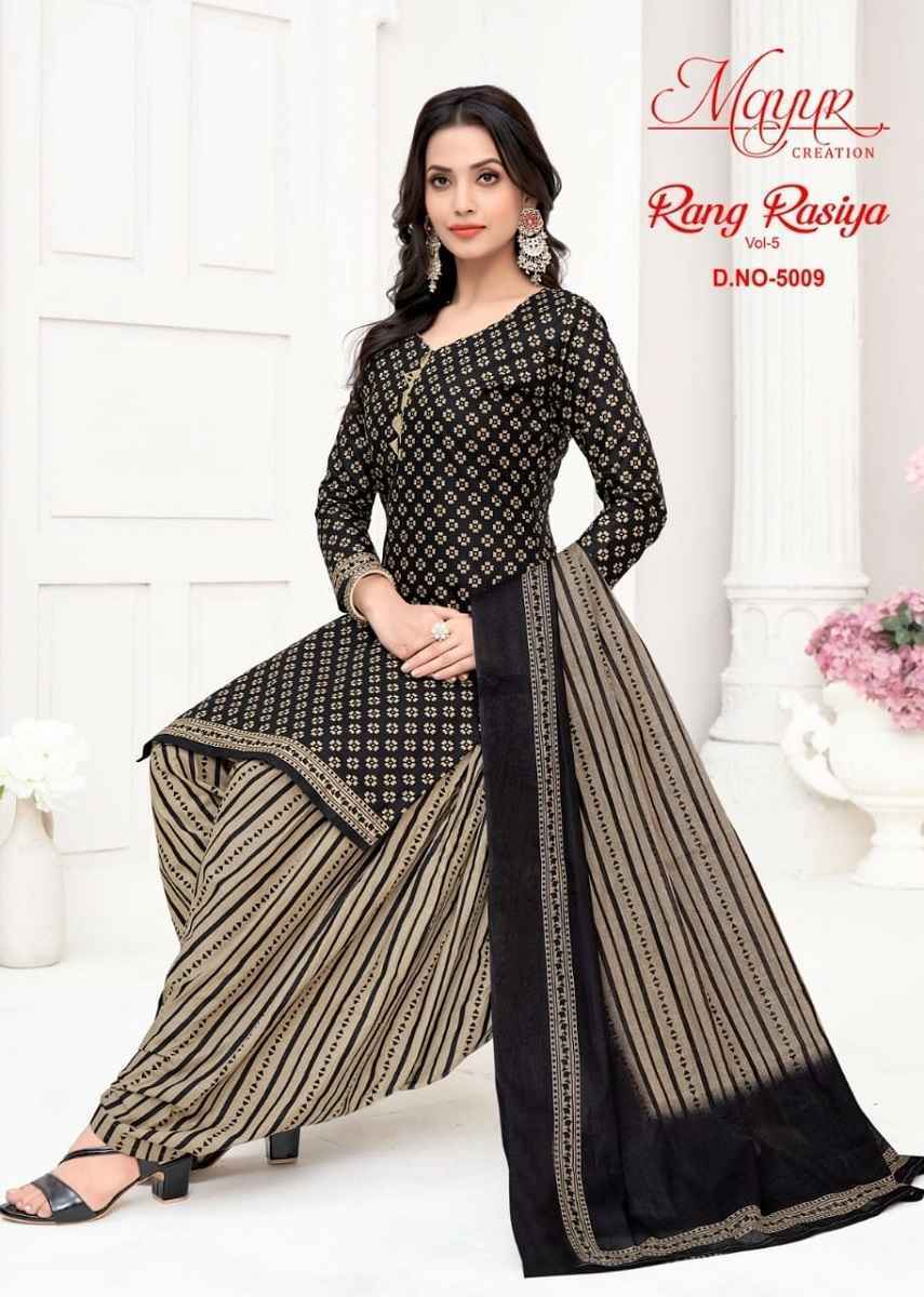 Mayur Creation Rang Rasiya Vol-5 Cotton Salwar Suits Wholesale Price