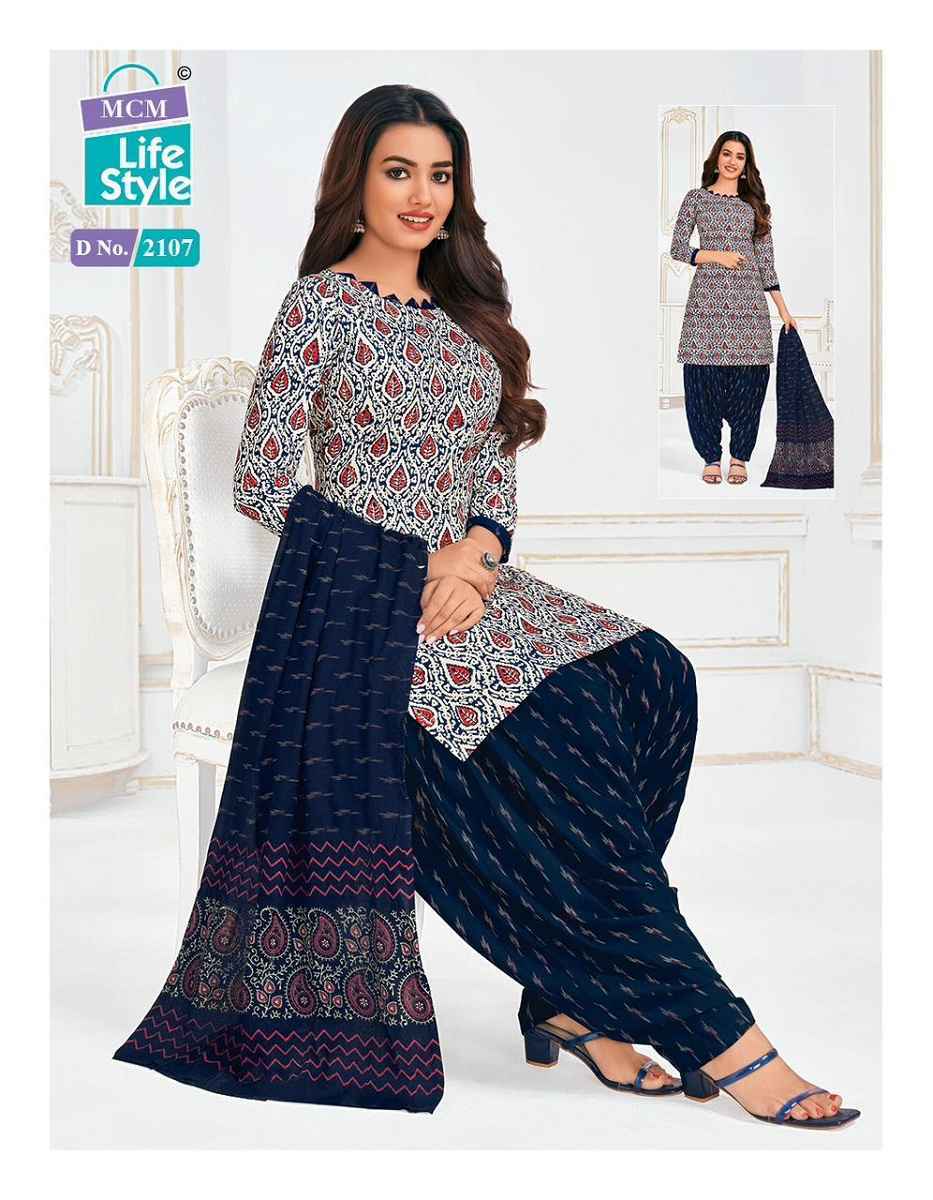 MCM Lifestyle Priya Vol 21 Cotton Dress Material Surat Wholesaler