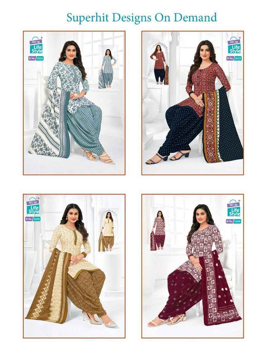 MCM Lifestyle Priya Vol 21 Cotton Dress Material 32 pcs Catalogue