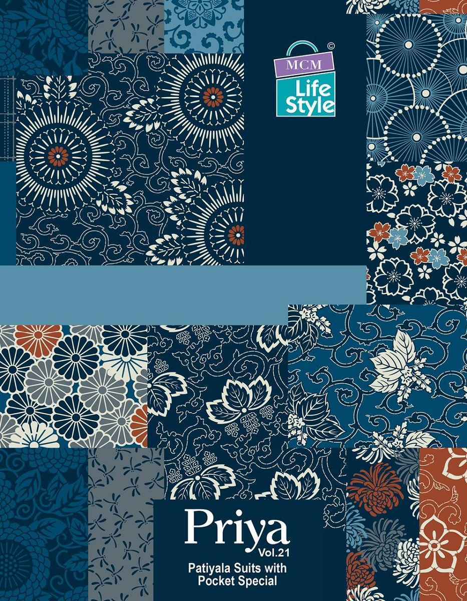 MCM Lifestyle Priya Vol 21 Cotton Dress Material 32 pcs Catalogue