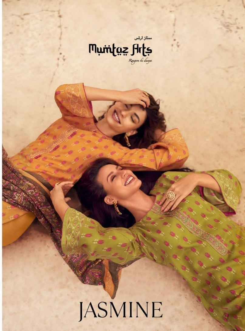 Mumtaz Arts Jasmine Pashmina Dress Material 5 pcs Catalogue