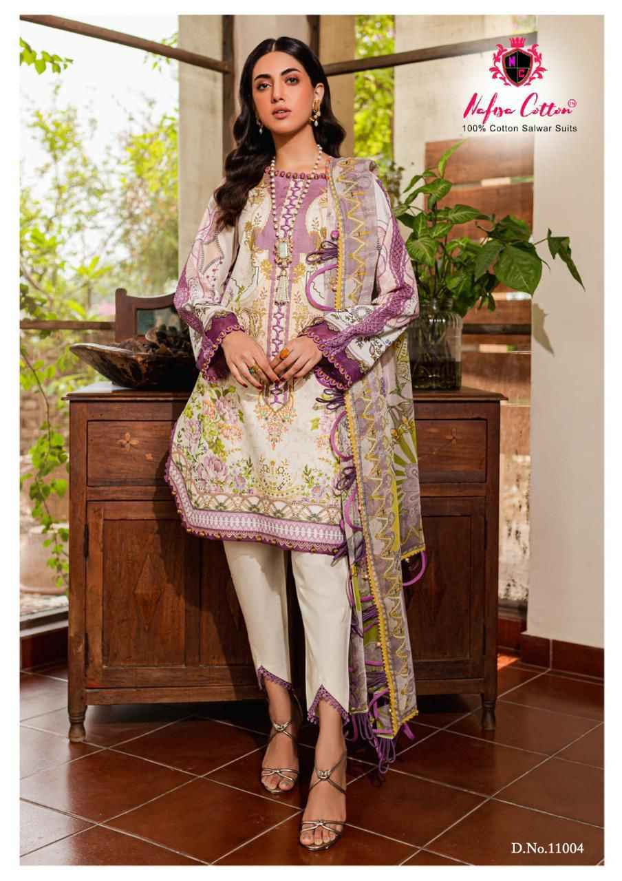 Nafisa Cotton Monsoon Vol 11 Cotton Dress Material 10 pcs Catalogue