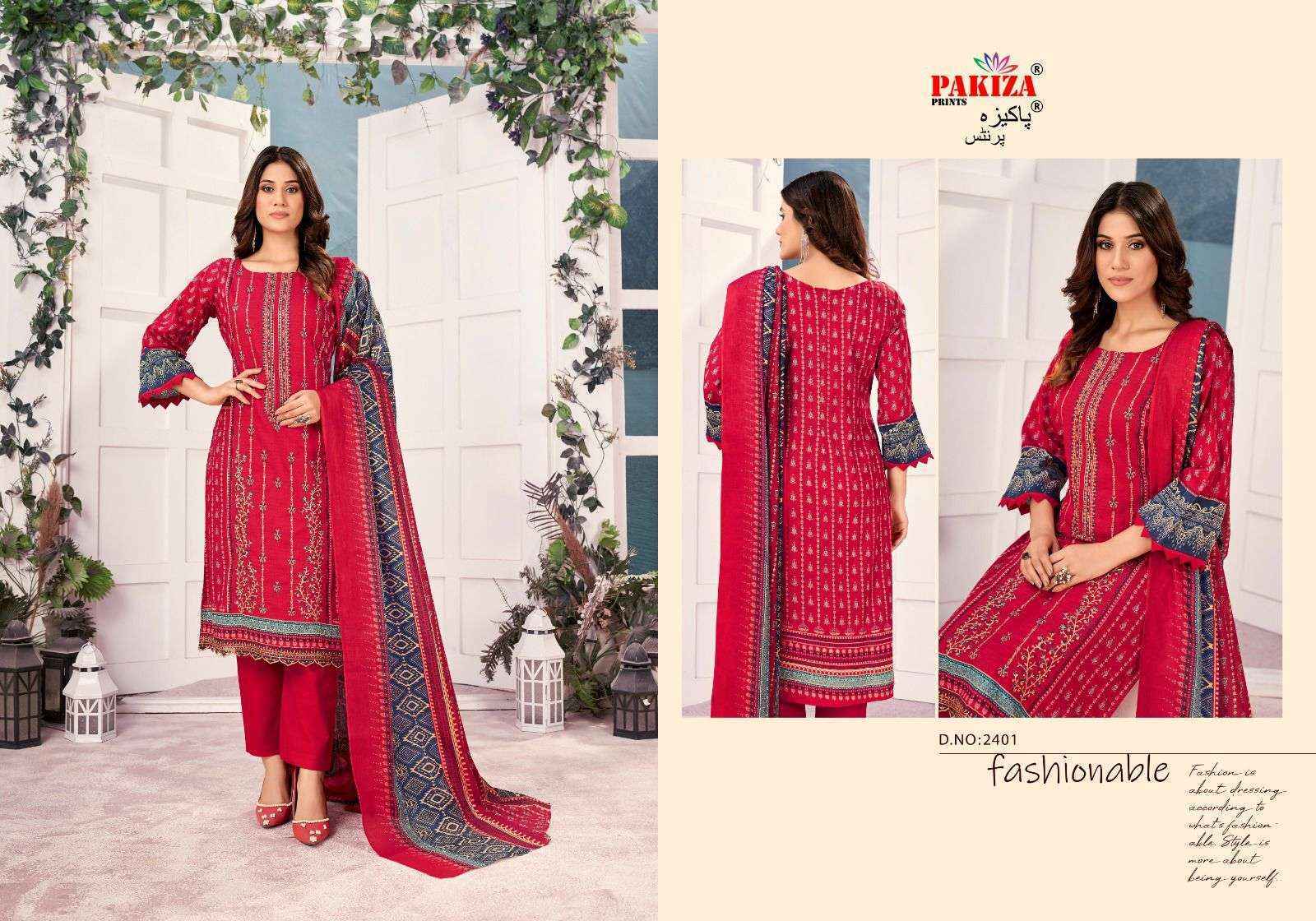 Pakiza Prints Bin Saeed Vol 24 Suits Catalog Wholesale Online Price