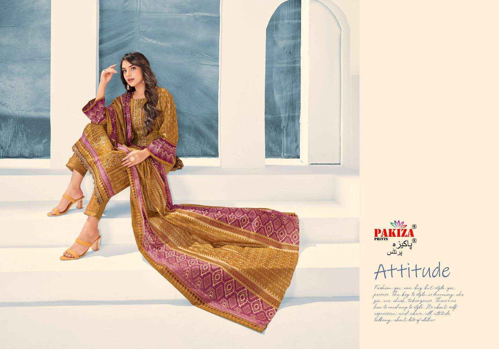 Pakiza Prints Bin Saeed Vol 24 Lawn Cotton Dress Material 10 pcs Catalogue