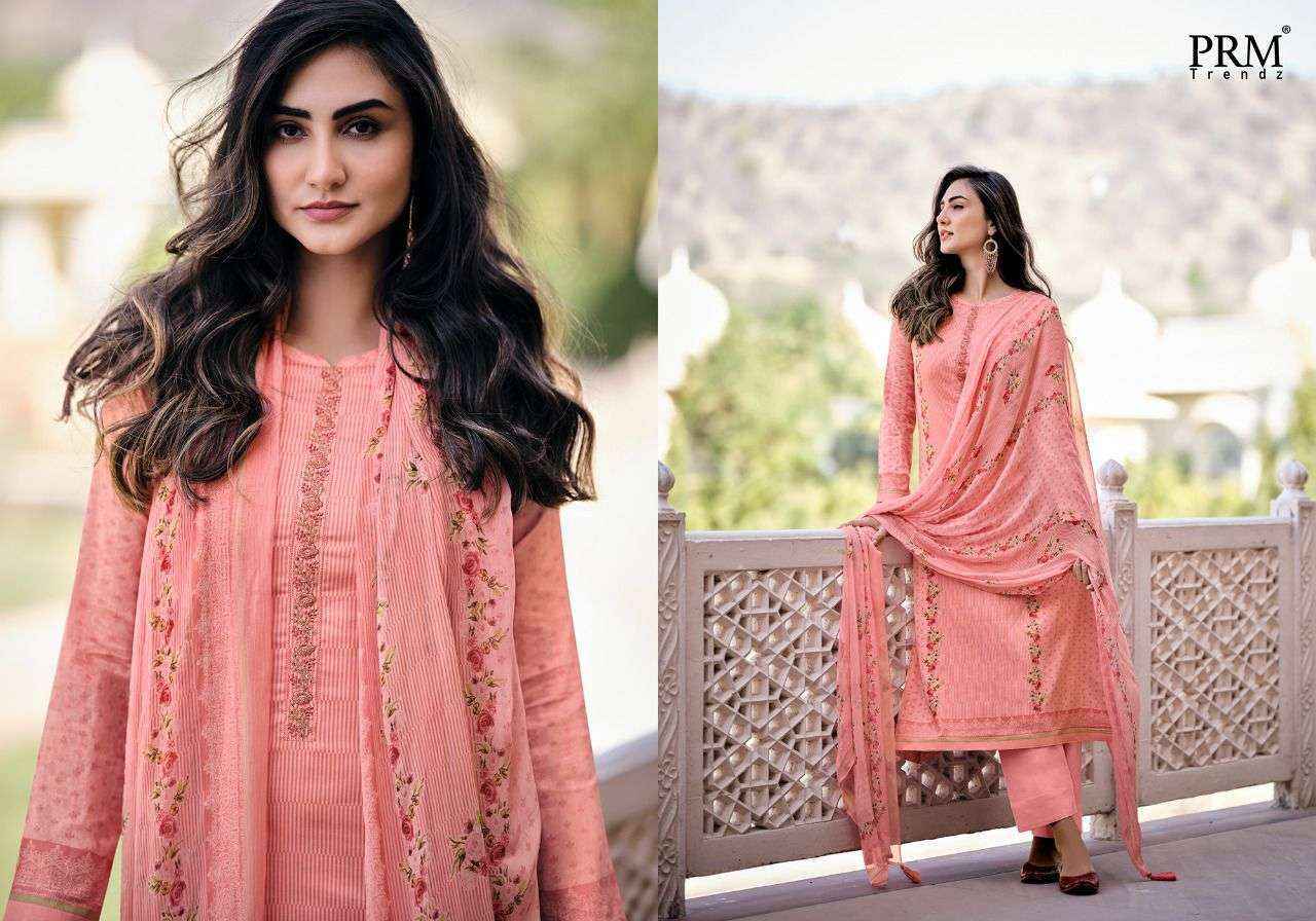 PRM Trendz Talab Jam Satin Dress Material Wholesale Price