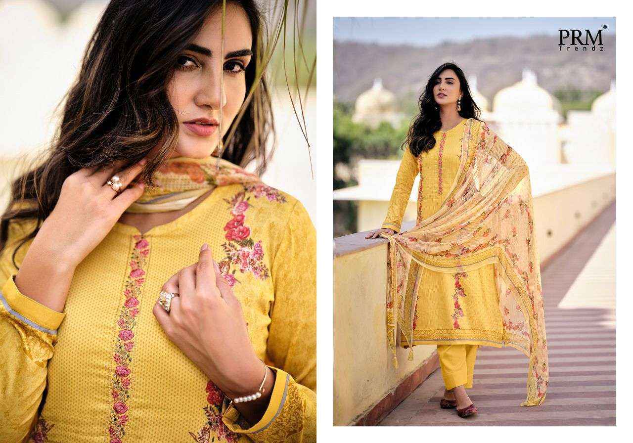 PRM Trendz Talab Jam Satin Dress Material Wholesale Price