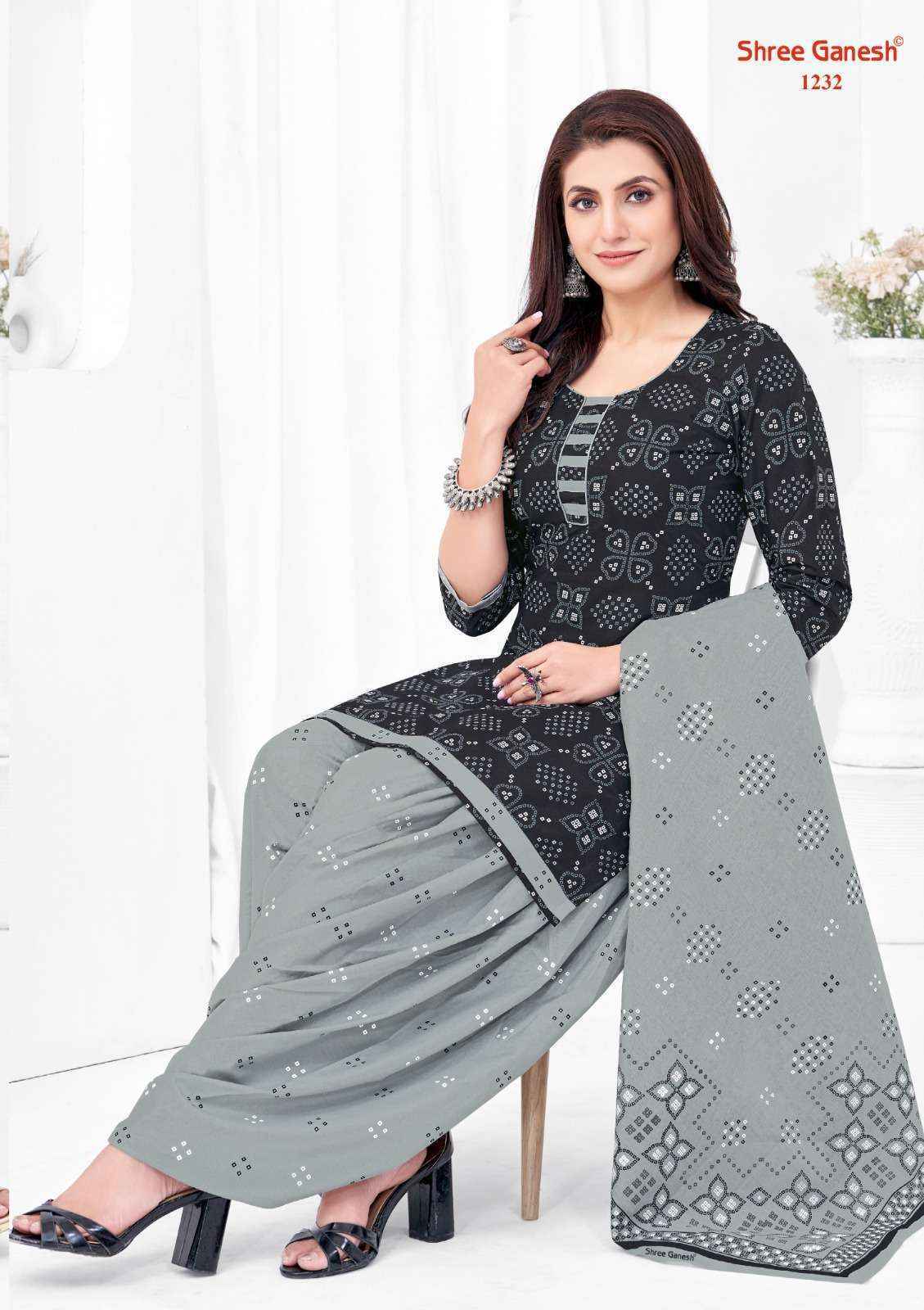 Shree Ganesh Bandhani Vol 2 Cotton Dress Material ( 15 pcs Catalogue )