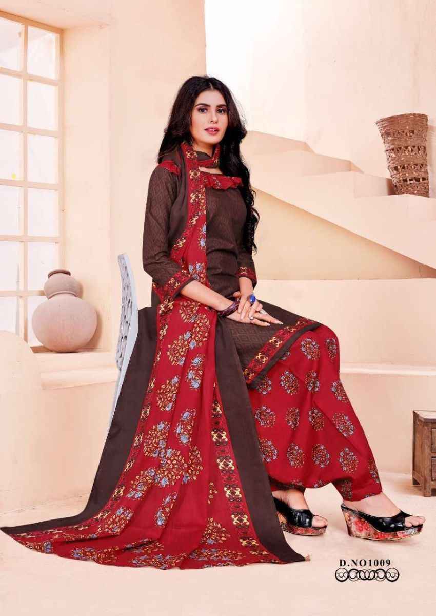 SKT Suits Lily Cotton Dress Material 12 pcs Catalogue