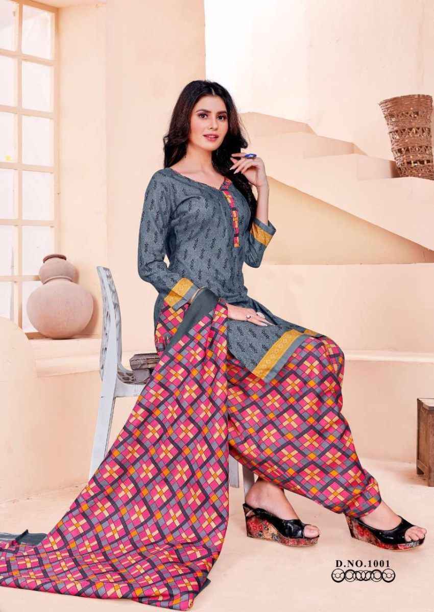 SKT Suits Lily Cotton Dress Material 12 pcs Catalogue