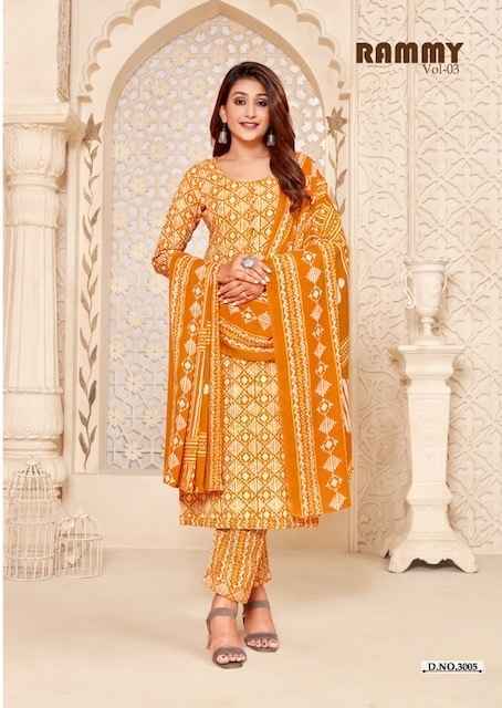 SKT Suits Rummy Vol 3 Cotton Dress Material 12 pcs Catalogue