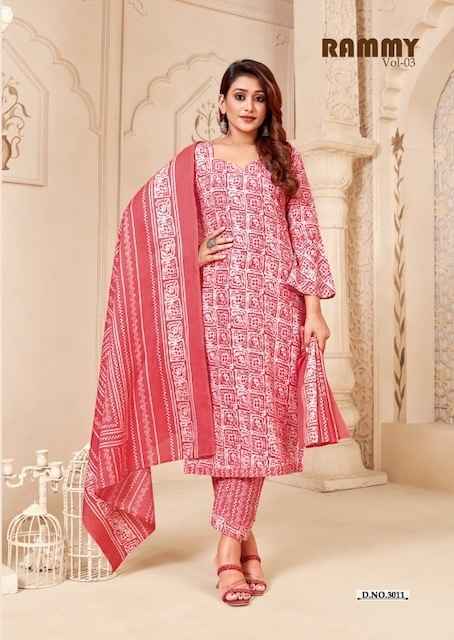 SKT Suits Rummy Vol 3 Cotton Dress Material 12 pcs Catalogue