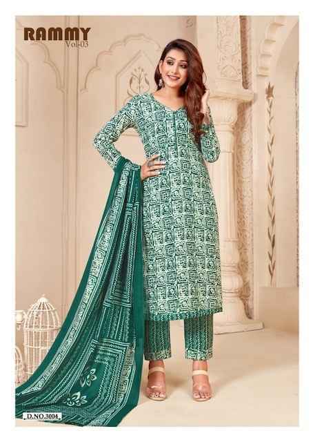 SKT Suits Rummy Vol 3 Cotton Dress Material 12 pcs Catalogue