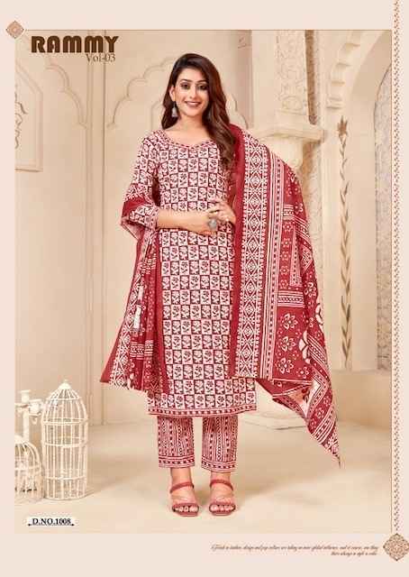 SKT Suits Rummy Vol 3 Cotton Dress Material 12 pcs Catalogue