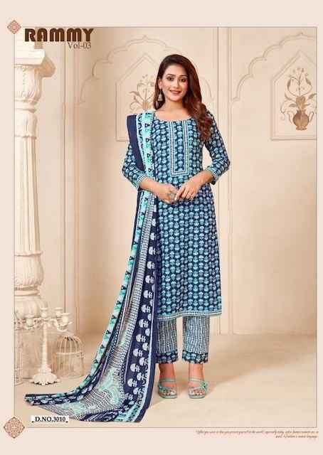 SKT Suits Rummy Vol 3 Cotton Dress Material 12 pcs Catalogue