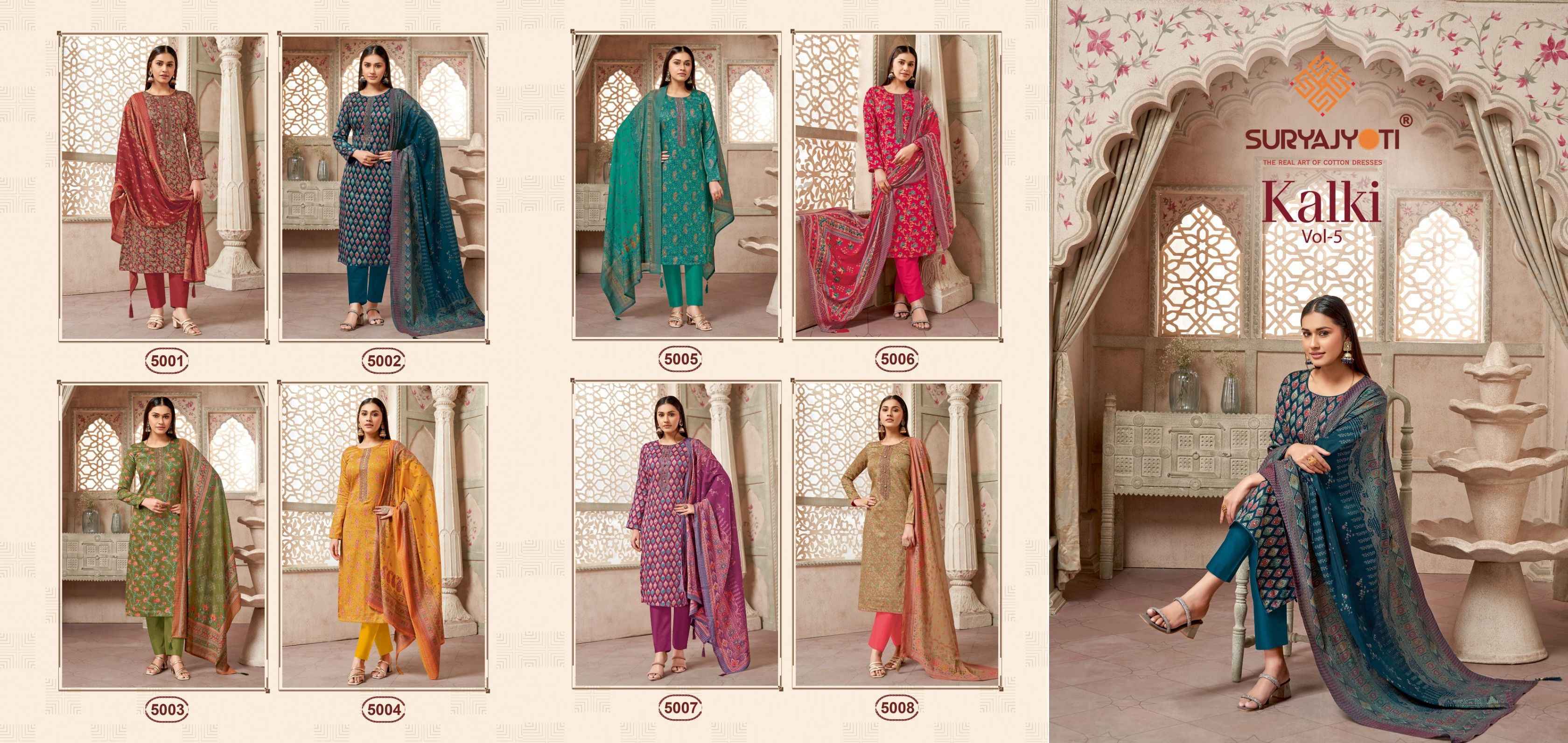 SURYAJYOTI KALKI VOL 5 SUITS