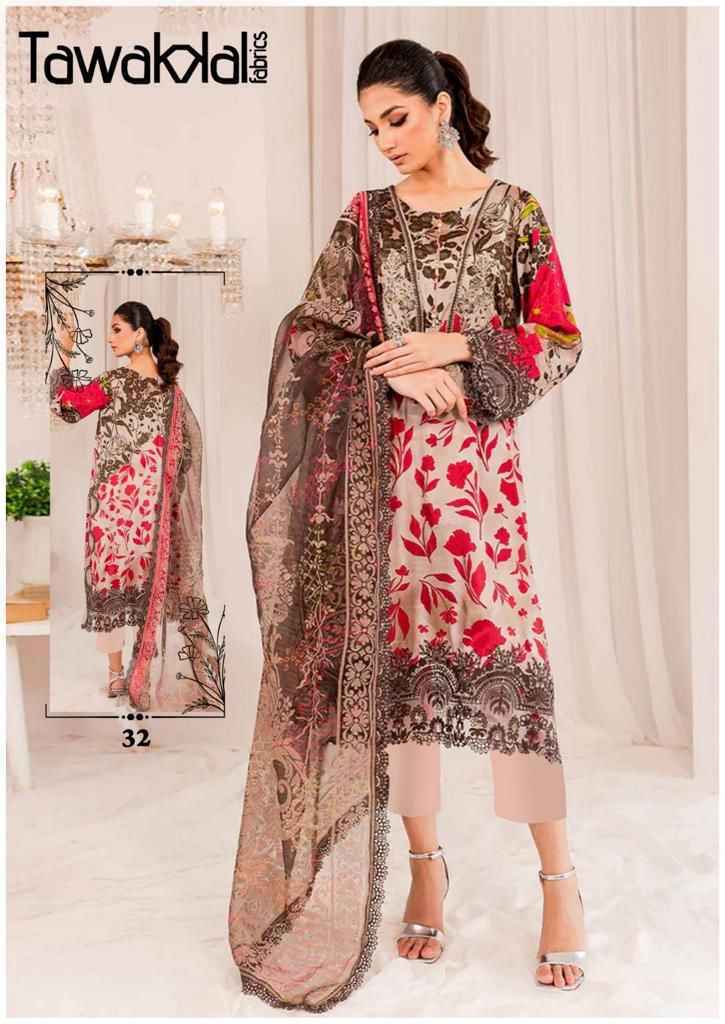 Tawakkal Fabrics Mehroz Luxury Heavy Cotton Collection Vol 4 Cotton Dress Maerial 10 pcs Catalogue
