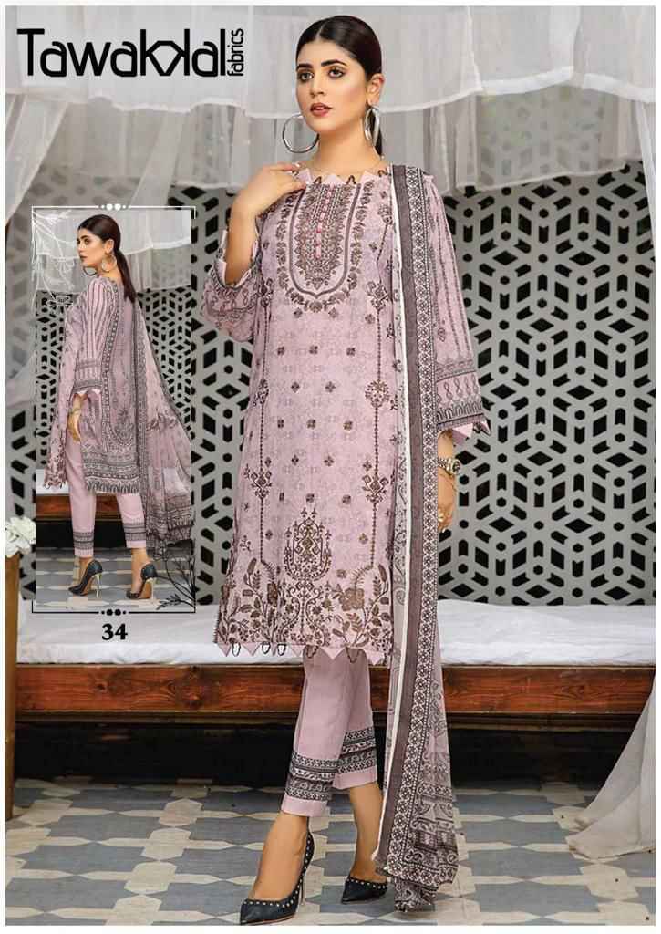 Tawakkal Fabrics Mehroz Luxury Heavy Cotton Collection Vol 4 Cotton Dress Maerial 10 pcs Catalogue