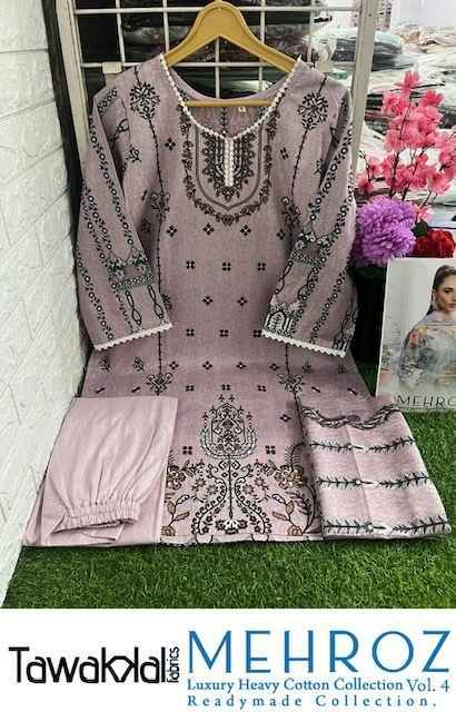 Tawakkal Mehroz Vol 4 Readymade Cotton Dress 10 pcs Catalogue