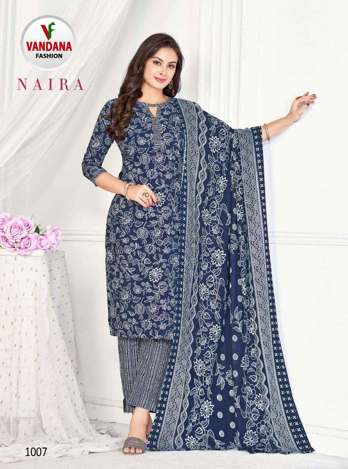 Vandana Fashion Naira Cotton Dress Material Wholesale Price