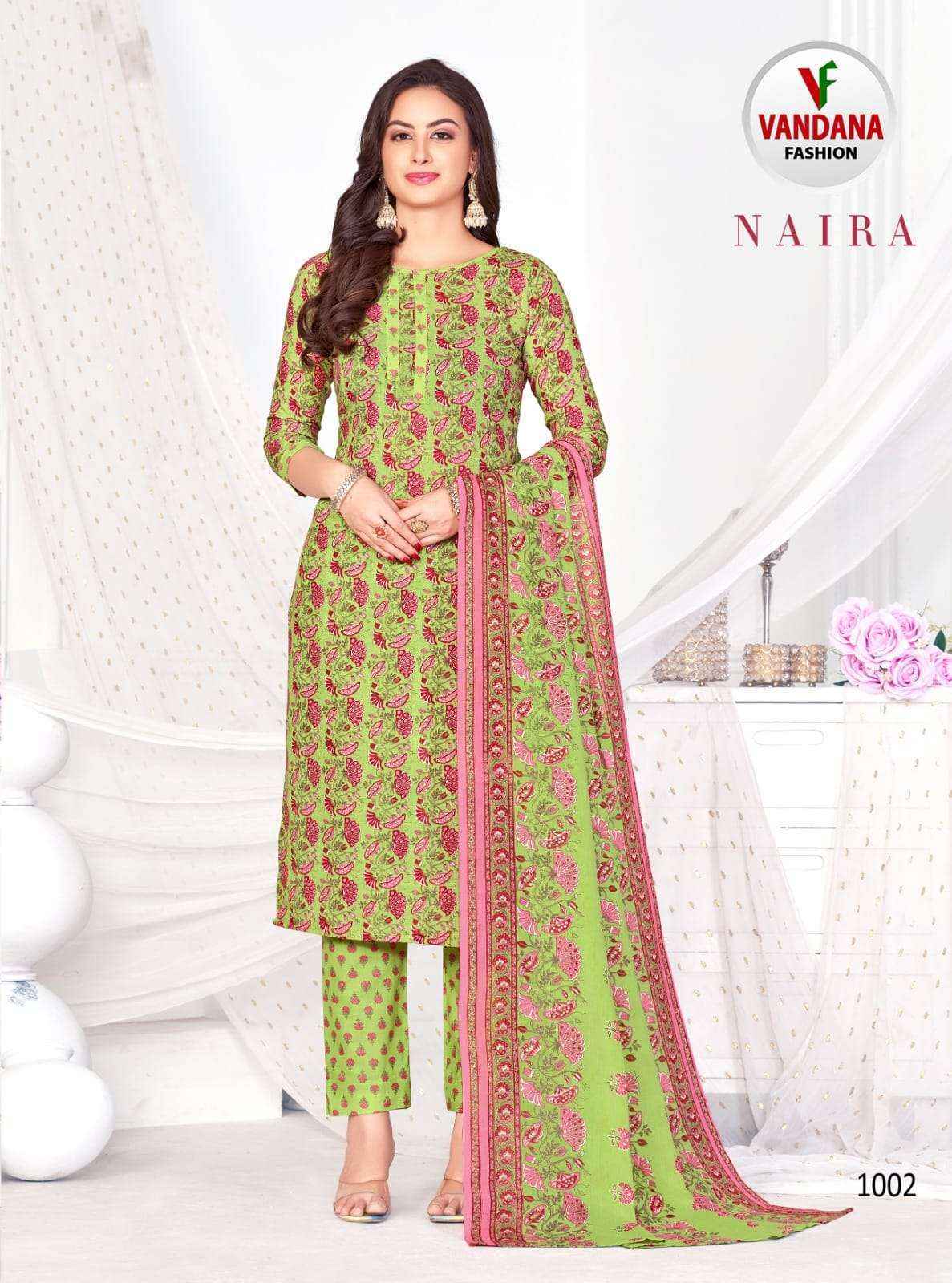 Vandana Fashion Naira Cotton Dress Material Wholesale Price